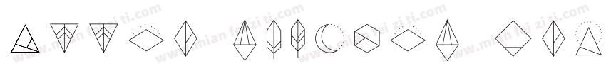 Apple Symbols Regular字体转换